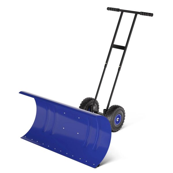N-Hood Ltd 36 Inch Snow Pusher with Wheels