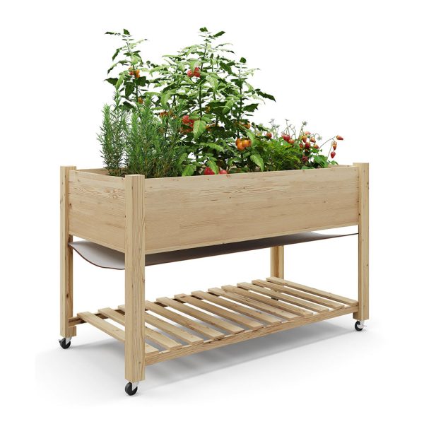 N-Hood Ltd 48×24 Inch Cedar Raised Garden Bed
